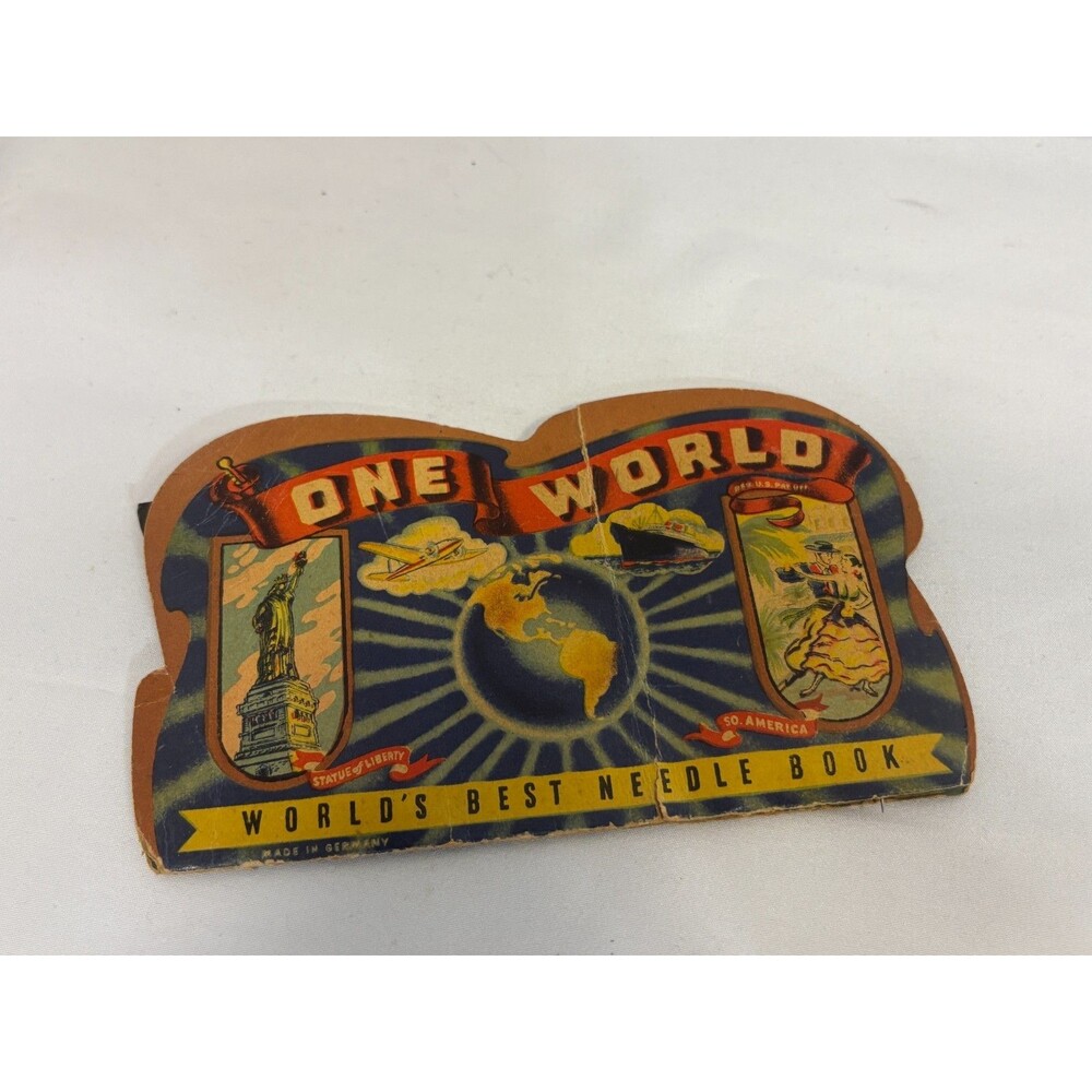 Vintage ONE WONDER "World's Best Needle Book" - Original Needles